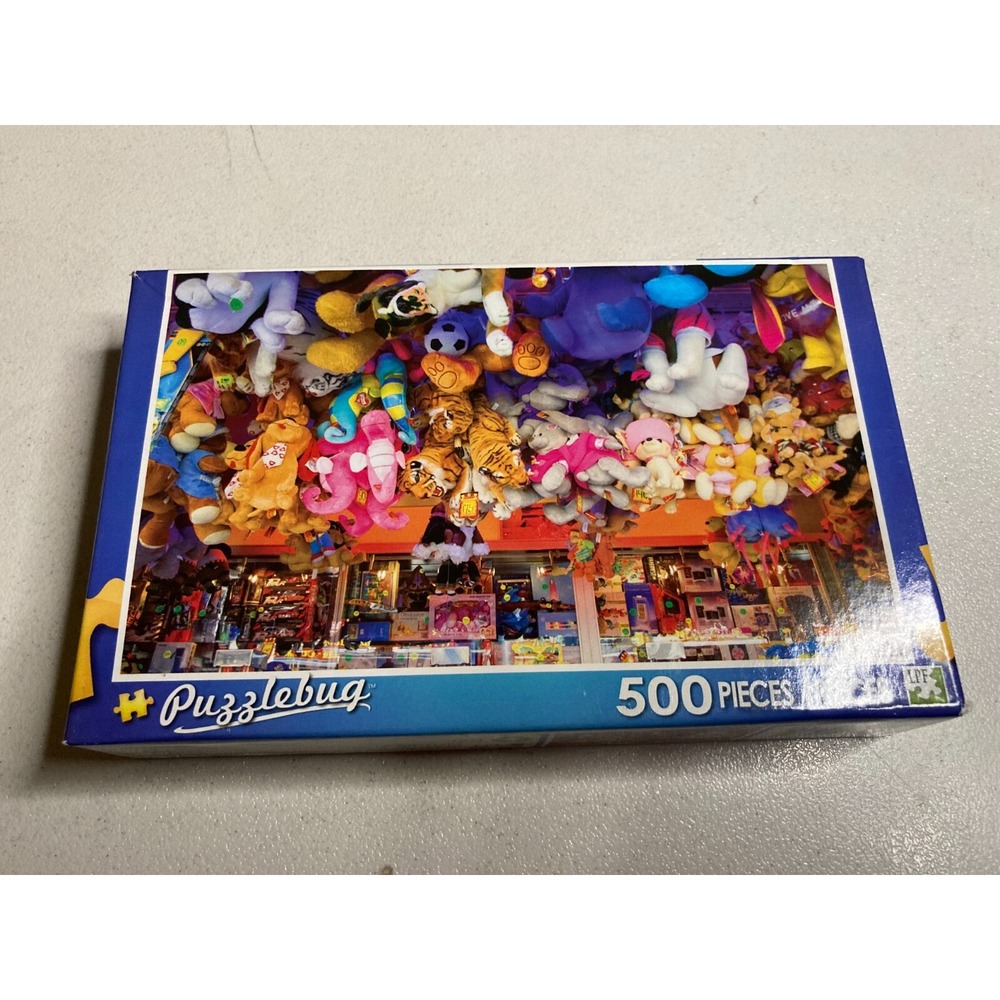 Puzzlebug Fun Midway Prizes 500 Piece Puzzle Carnival Plush Brand New!!!